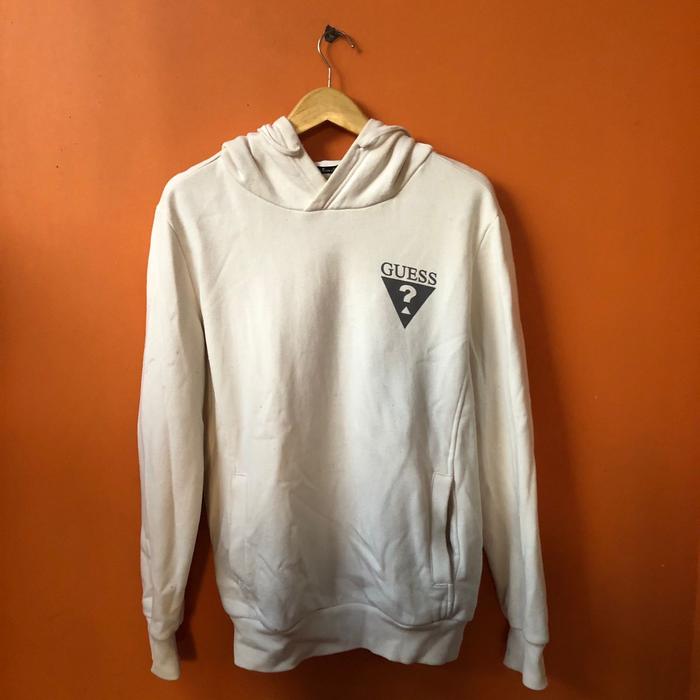 hodie guess white basic small logo