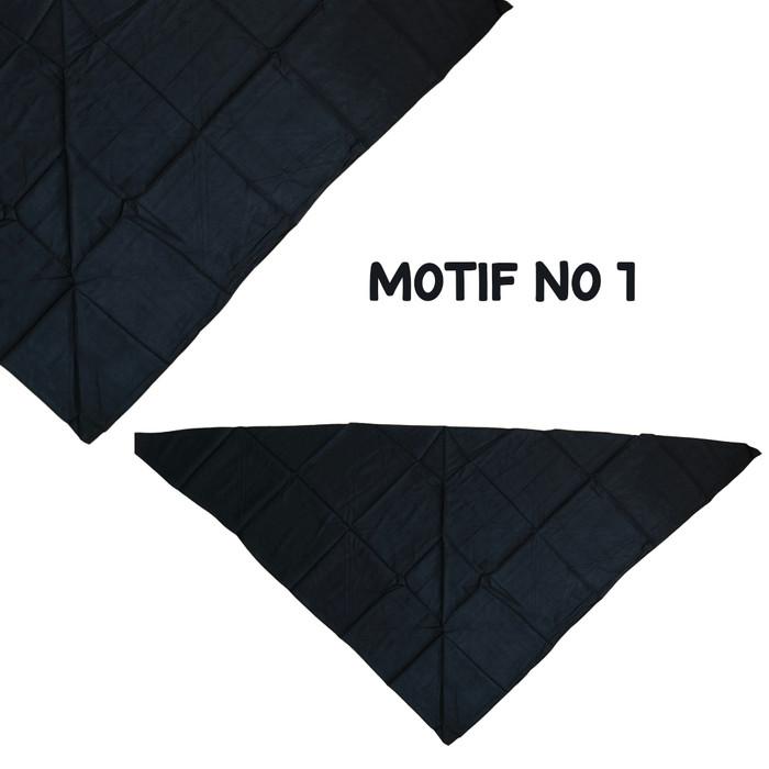 COD Slayer Segitiga Udeng Iket Motif Batik dan Hitam Polos Berbahan Katun Iket Kepala Tarian Daerah 