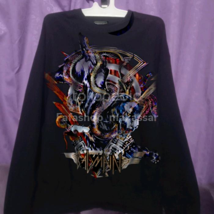 crewneck balmain animal black