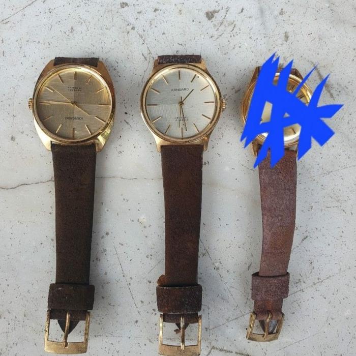 nos jam gold emas titus kangaro swiss made new all stock masih baru