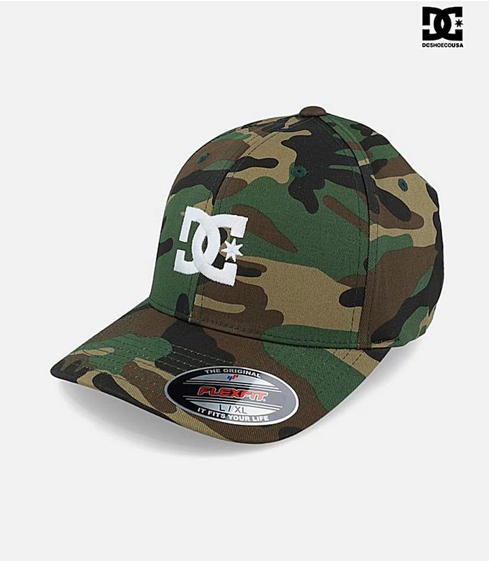 Topi DC Star 2 Hat Flexfit Original Camo