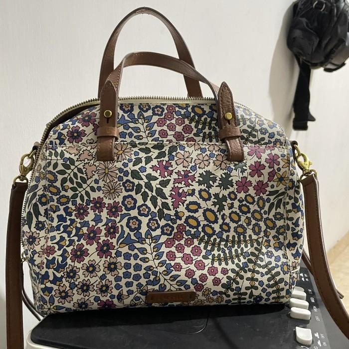 Fossil Rachel Satchel Floral