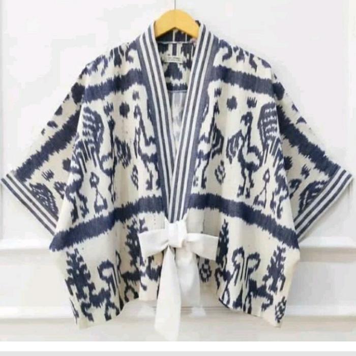 OUTER BLAZER WANITA WARNA PUTIH TULANG