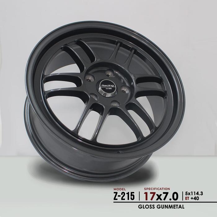 RPF1/Z215 GLOSS-GUNMETAL VELG JF LUXURY R17