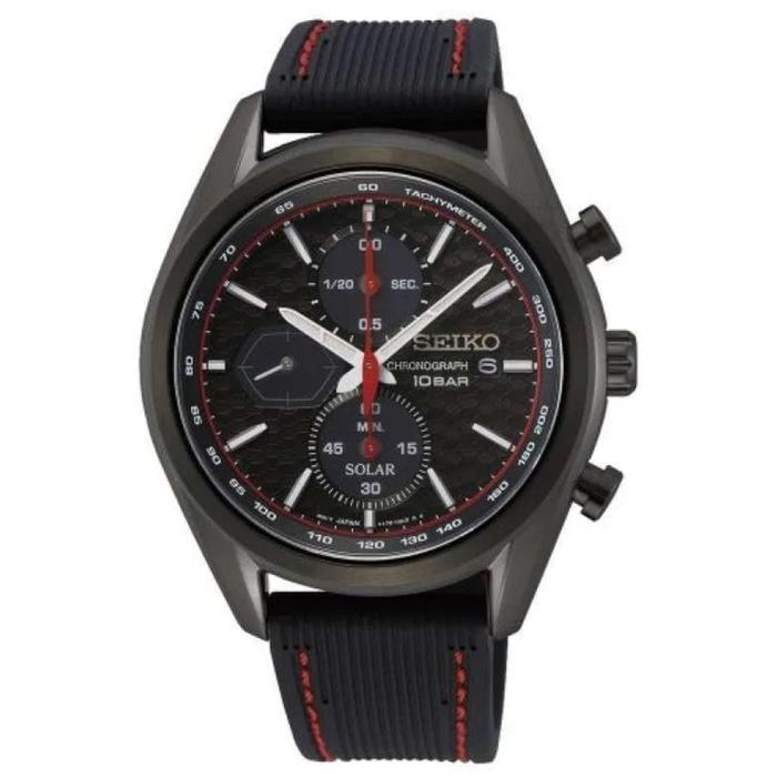 Jam Tangan Pria Seiko SSC777 Chronograph Stainless Steel Hitam