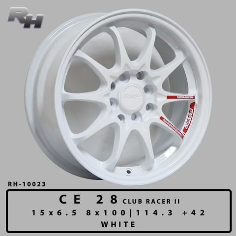 CE28 RH-10023 WHITE VELG JF LUXURY R15