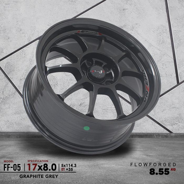 FF-05/R17 GRAPHITE-GREY VELG JF LUXURY R17