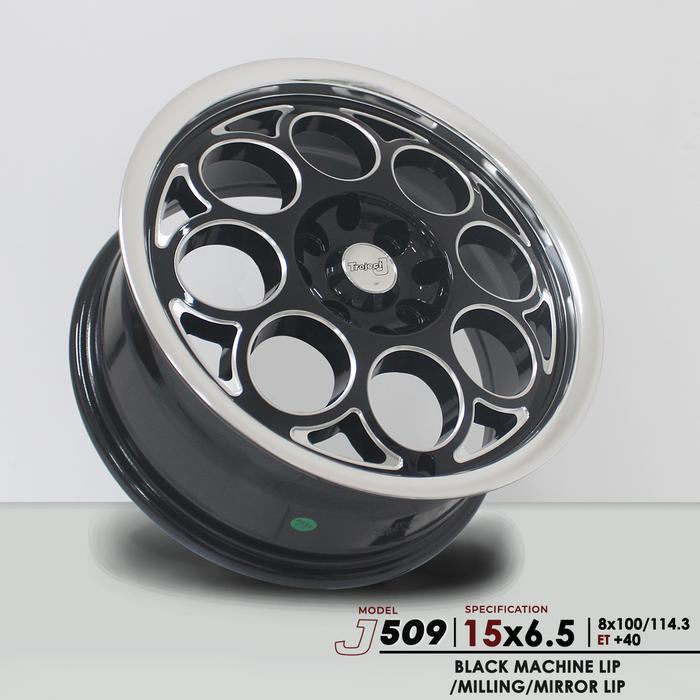 J509 BLACK VELG JF LUXURY R15