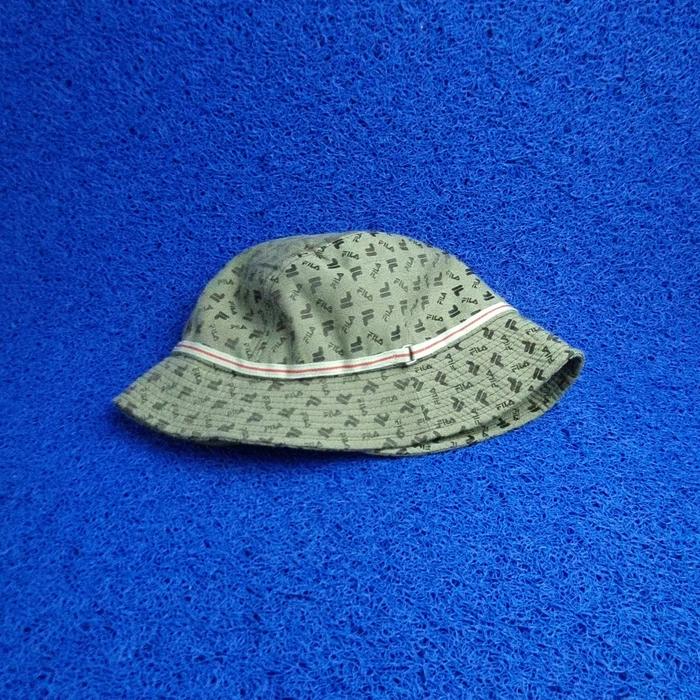 bucket hat fila monogram size s-m