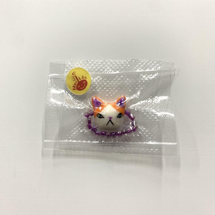 Cincin - Brombie : Mini Specimen Ring - Kucing Oren - Mulut Putih - 30