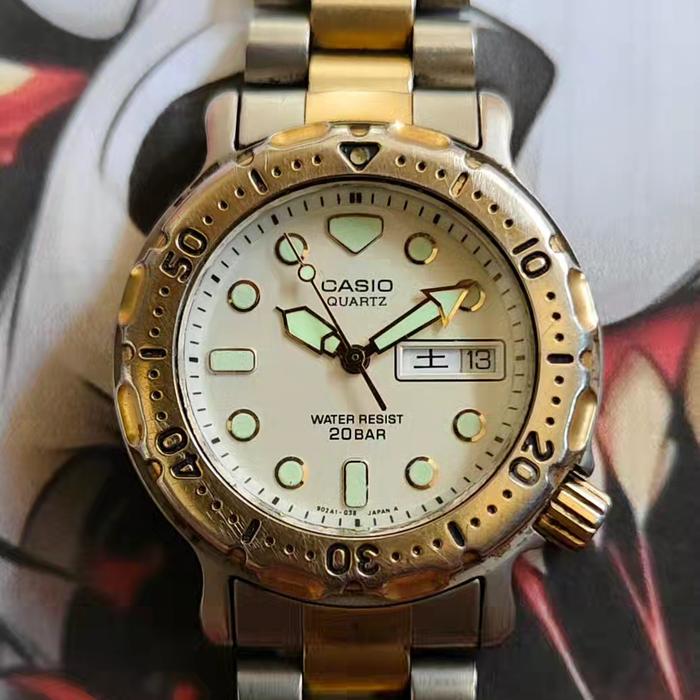 Jam Tangan Pria Casio MD-705C Diver's Model Second Original