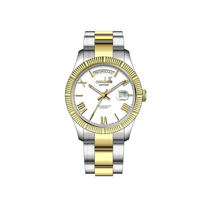Jam Tangan Pria/condotti/Original/Tas/ Watches Gold Stainless