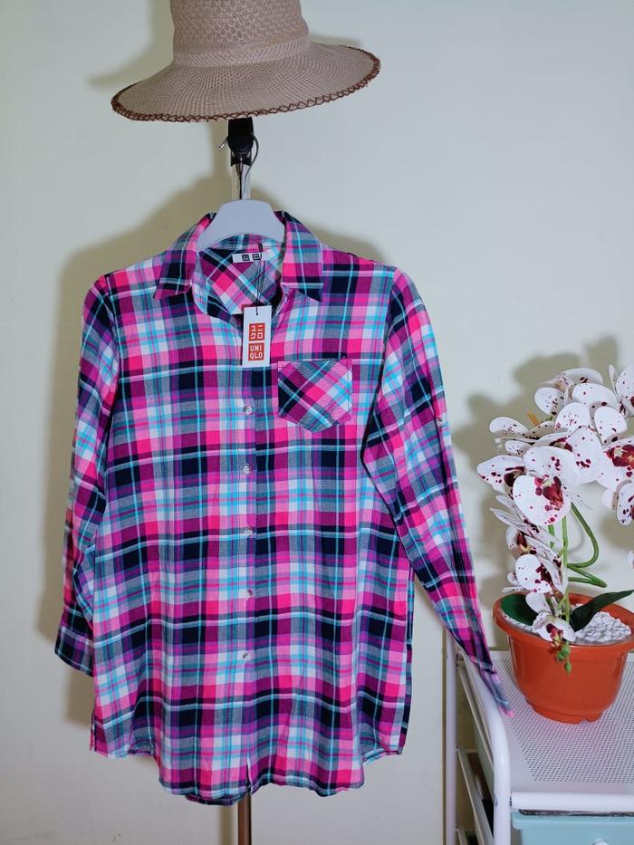 Preloved Kemeja Flannel Uniqlo