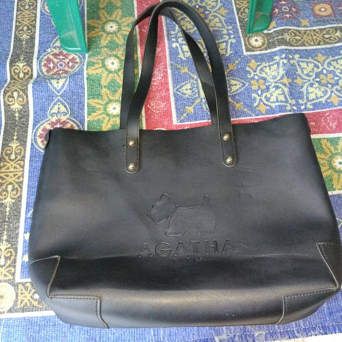 Preloved Tote bag Agatha Hitam