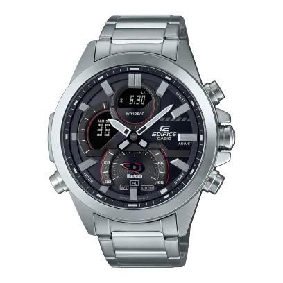 EDIFICE ECB-30D-1ADF - Jam Tangan Pria DualTime ORIGINAL - Silver