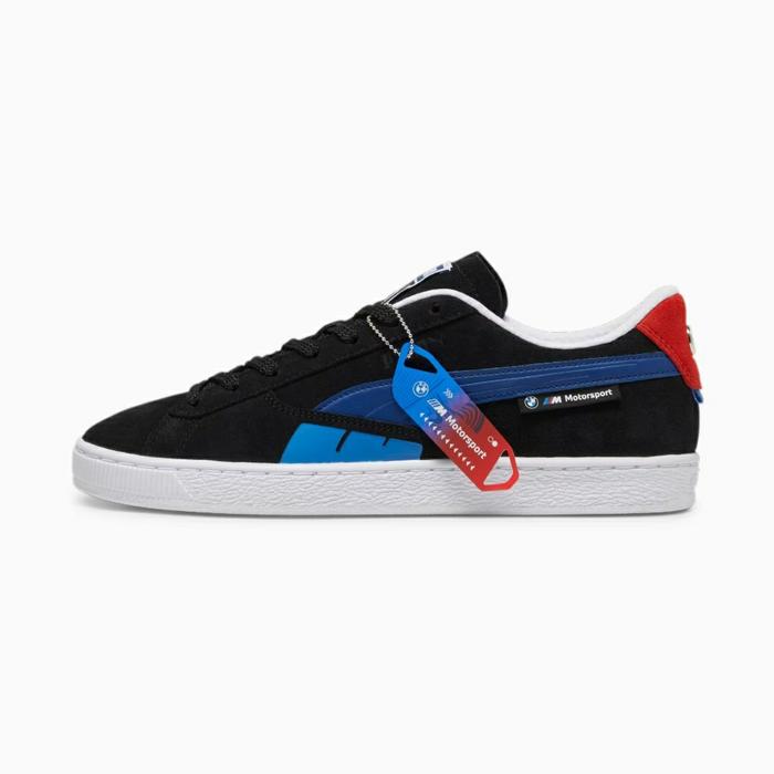 sepatu sneakers puma BMW M Motorsport suede 308029 01 original