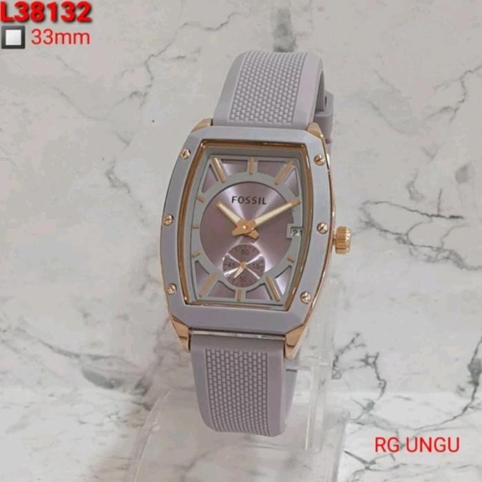Jam Tangan Wanita FOSSIL 2512 Original Analog Crono Tggl Tali Rubber