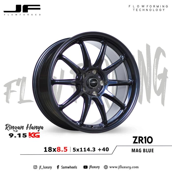ZR10 FF MAG BLUE VELG JF LUXURY R18