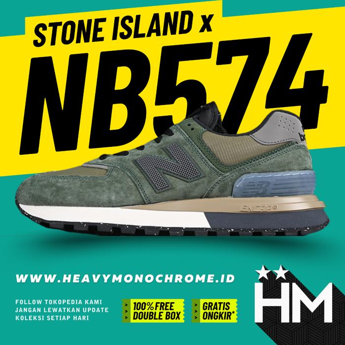 NB Balance x Stone Island Dark Green Sneaker U574LGIL (Size 36-45)