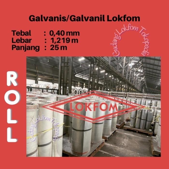 Seng Galvanis Galvanil BJLS Lokfom 0,40 mm (roll)
