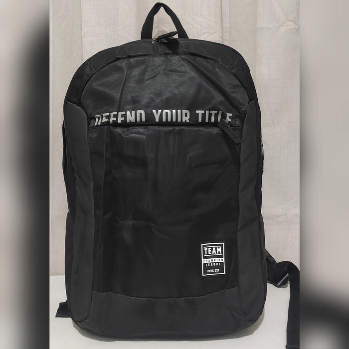 tas ransel nylon. tas ransel laptop preloved