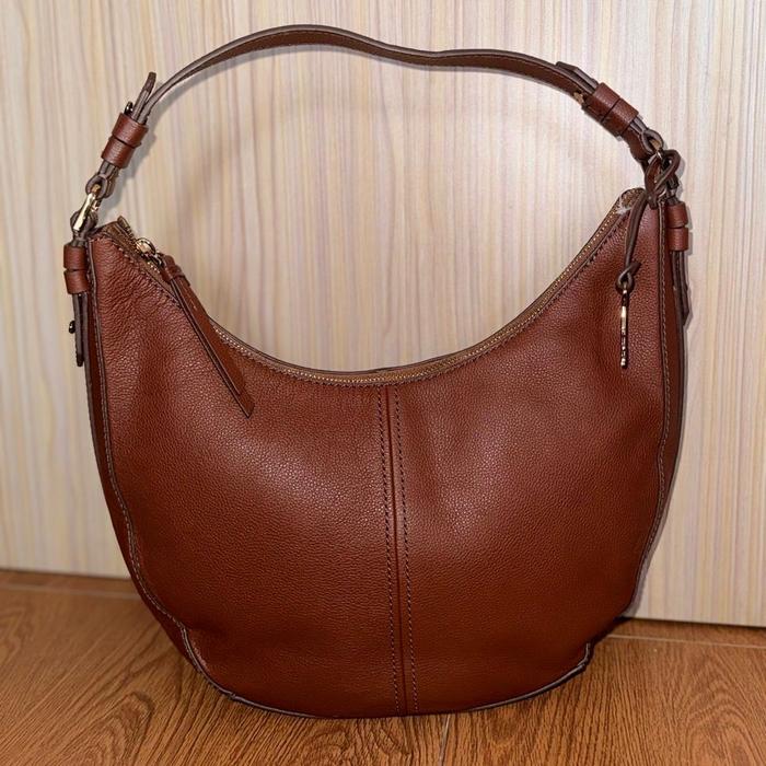 Tas Fossil Shae Large Hobo Brown
