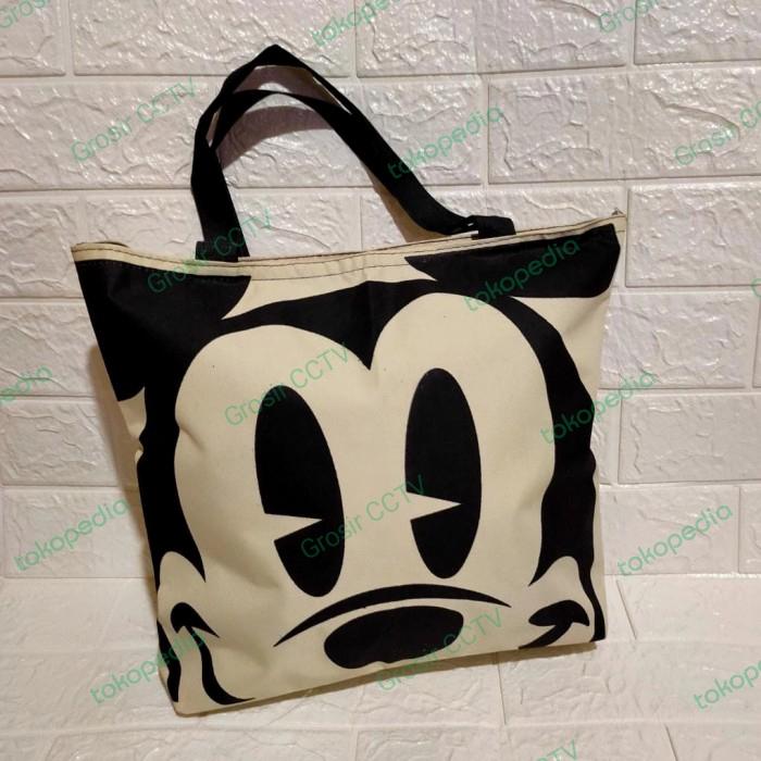 totebag mickey mouse/totebag minnie mouse/tas mickey mouse/mickey tas kuliah/tas belanja/tote bag mi