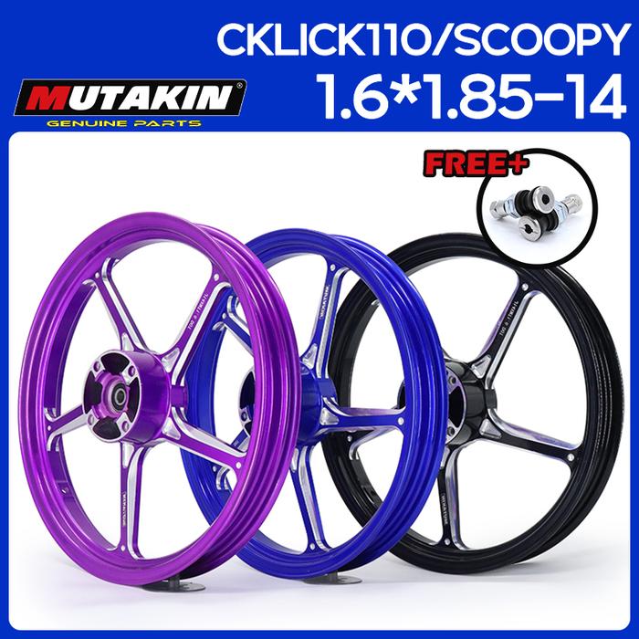 Velg mutakin fg511 ak55 cnc scoopy,vario,beat.