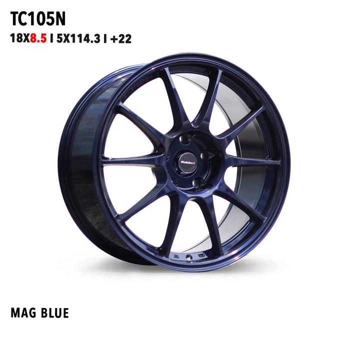 TC105N MAG-BLUE ET 22 VELG JF LUXURY R18