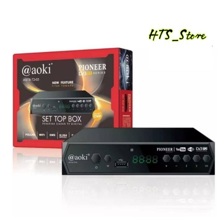 SET TOP BOX STB AOKI ASTB T2-03 ORIGINAL