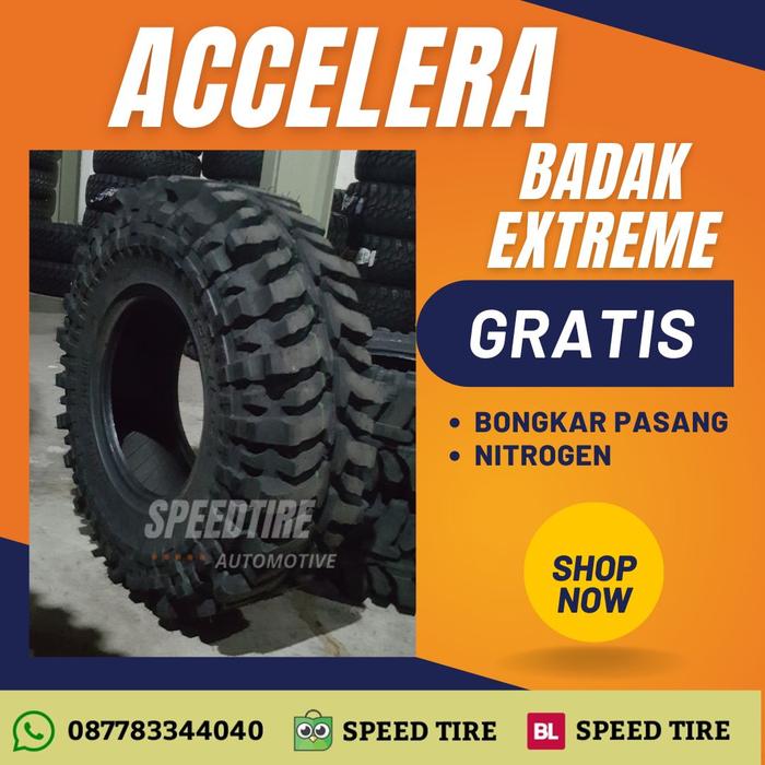 Ban Mobil Offroad 35x10.5x16 R16 Accelera Badak Extreme R16 Ban Offroad