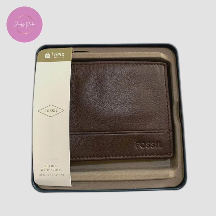 fossil men Brooks bifold wallet
