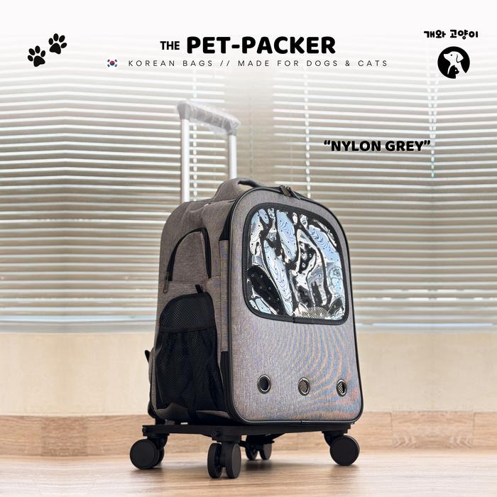 [THE PETPA ER] TAS TROLI RODA LIPAT ANABUL ANJING KUCING 4 RODA TRAVEL BAG TEACUP TINY POODLE CIH H 