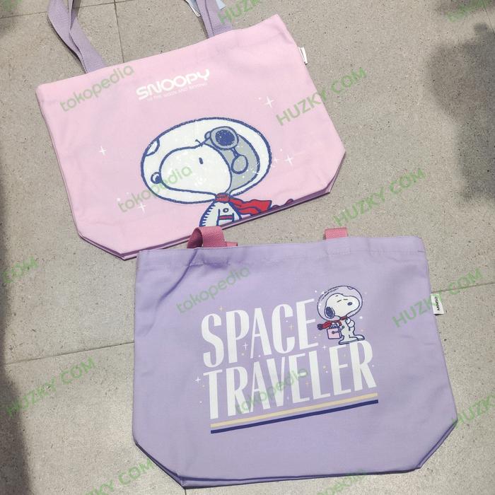 MINISO Tote Bag / Shoulder Bag SNOOPY The Little Space Explorer