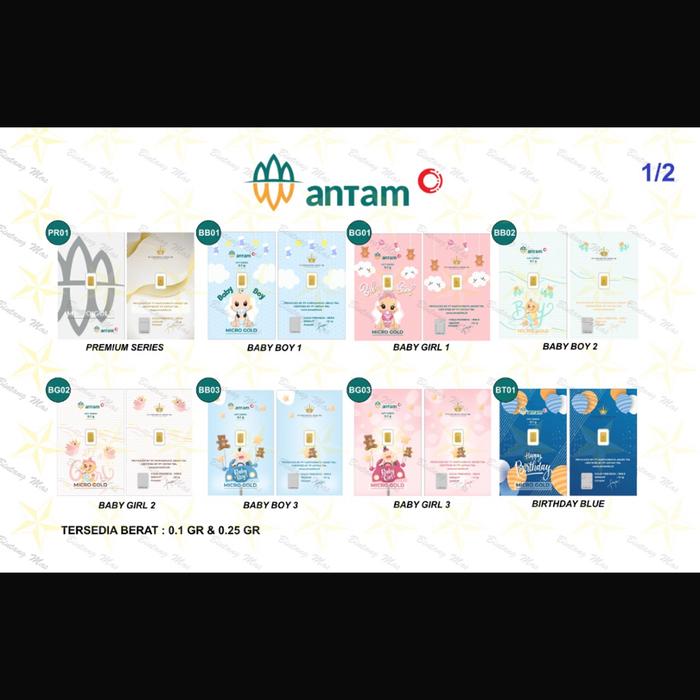Logam mulia antam emaskita gift series 0,25gram