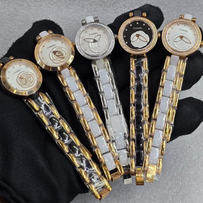 Jam tangan Fashion Wanita CL J12 Flower Lady Sapphire Steel Ceramic