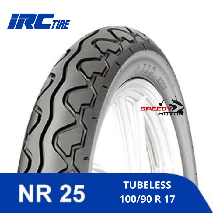 Ban Motor Tubeless IRC 100/90 Ring 17 NR25 Tubeless 90/90-17