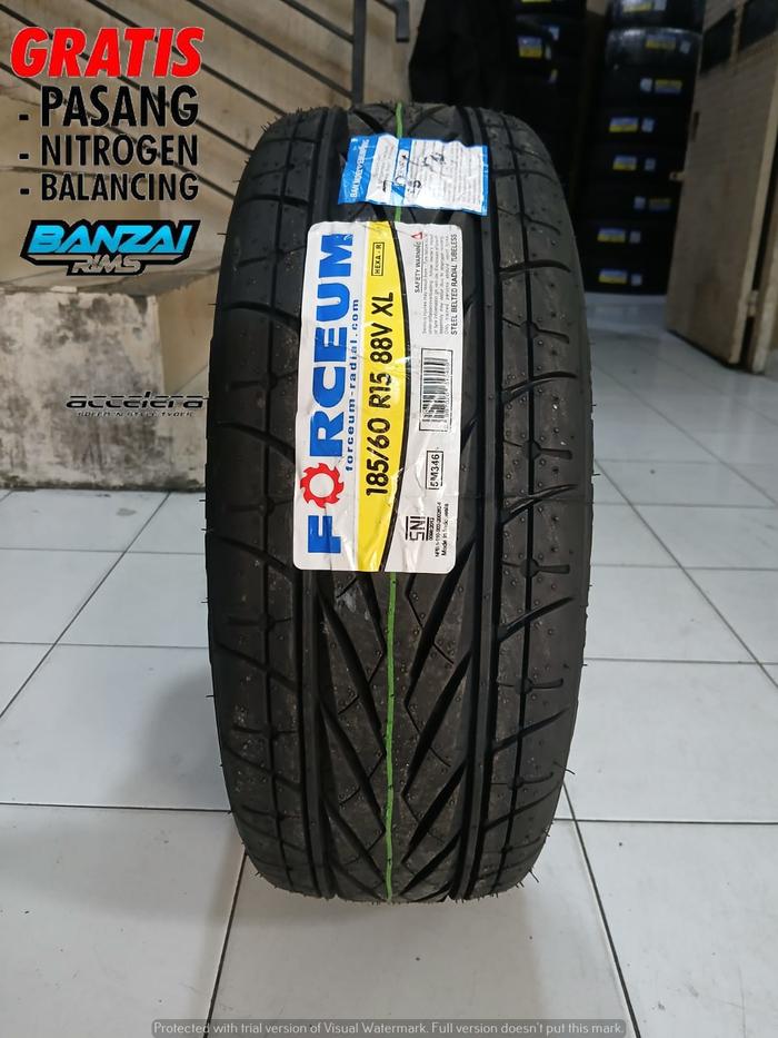 Ban Mobil Semi Slick 185/60 R15 FORCEUM HEXA-R Ban Untuk Velg Ring 15