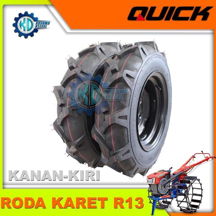 Rubber Tire Ring 13 Sub Group - L R - KANAN KIRI - RODA KARET RING 13 - RODA KARET TRAKTOR G1000,BOX