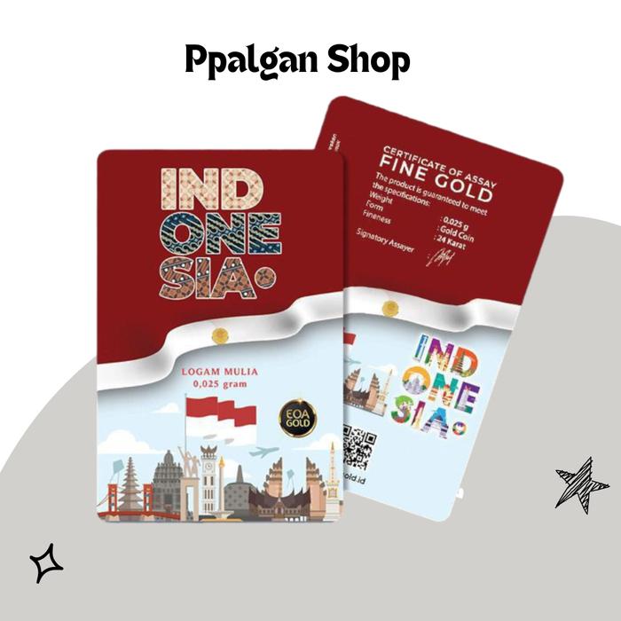 EOA GOLD LIMITED EDITION INDONESIA emas  mini logam mulia gift series hadiah emas