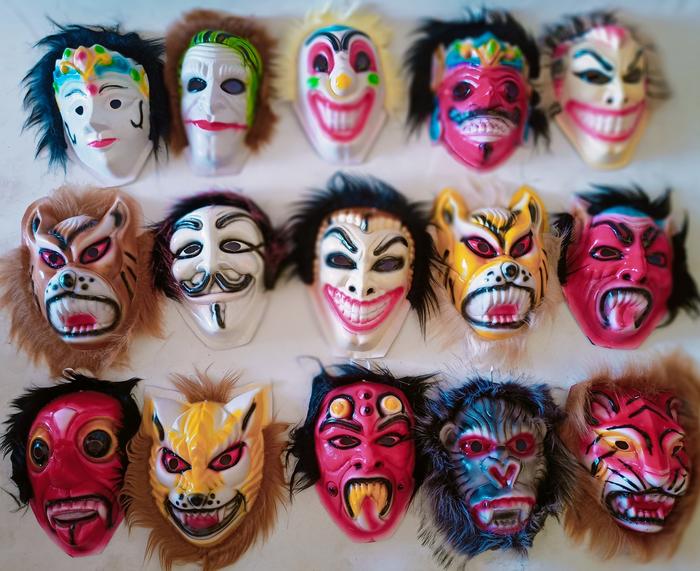 Topeng Anak Keren Karakter Badut Lucu Serem Anime Anonymous Pesta Kwalitas Premium