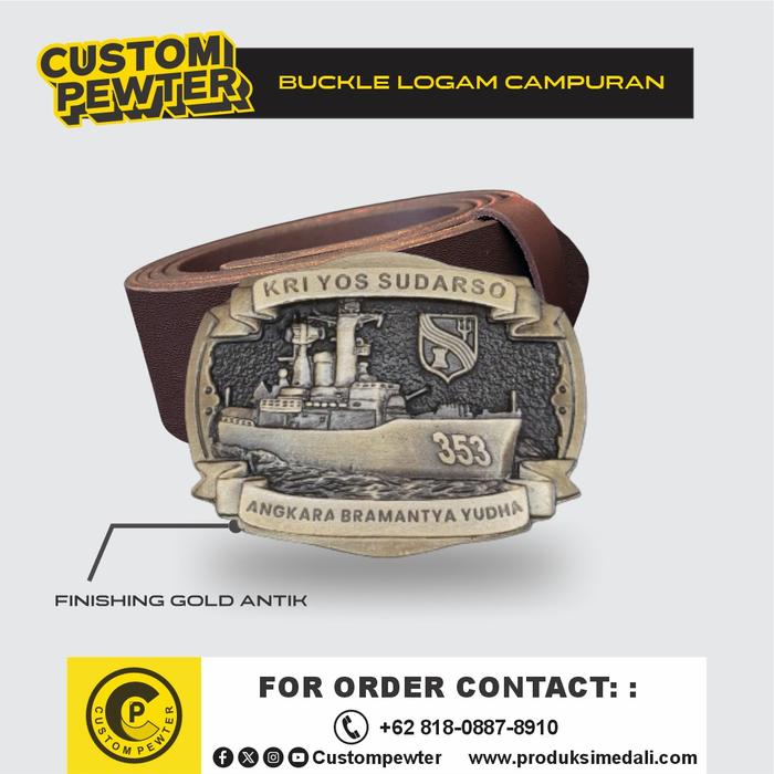 Gesper Custom | Kepala Sabuk Custom | Ikat Pinggang Buckle Custom