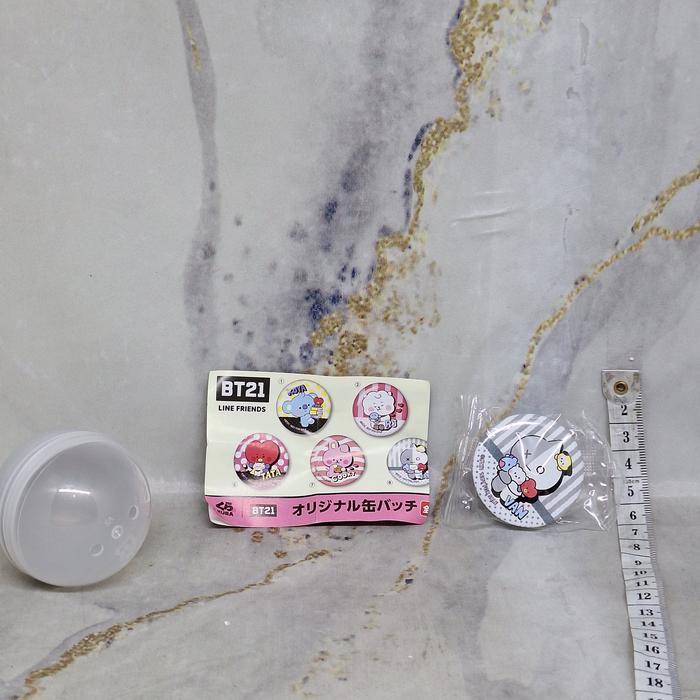 BTS Van Kura Sushi Original Can Pin Badge Bros Gashapon Gachapon Gacha