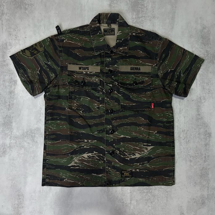 WTAPS BUDS SIERRA “NON” SS 02 Shirt ( Camo ) ( Made In Japan )