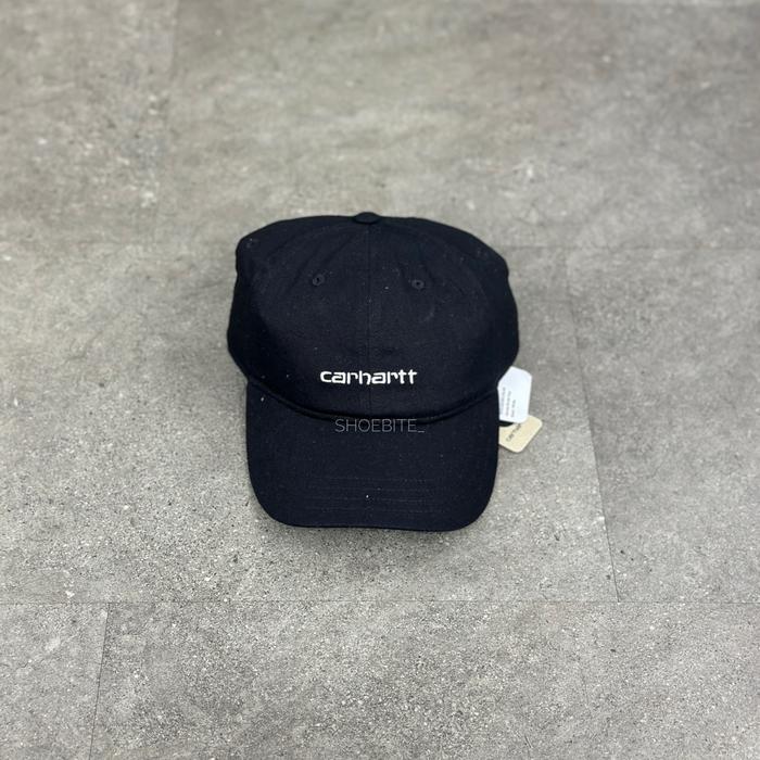 CARHARTT CANVAS SCRIPT CAP BLACK 100% ORIGINAL