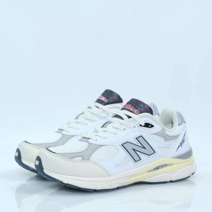 Sepatu Sneaker NB 990v3 MiUSA Teddy Santis Sea Salt