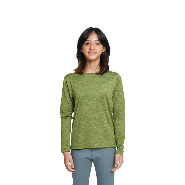 Kaos Eiger Original Anak Perempuan XAXZ 3.6 Lengan Panjang Jr Moorland Active