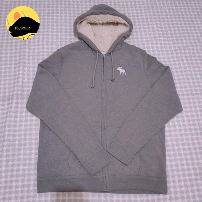 hoodie abercrombie & fitch sherpa XXL