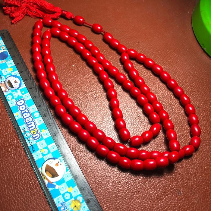 Tasbih Batu Marjan Kuno Dari Mekkah Atau Timur Tengah Marjan Jahrob 01
