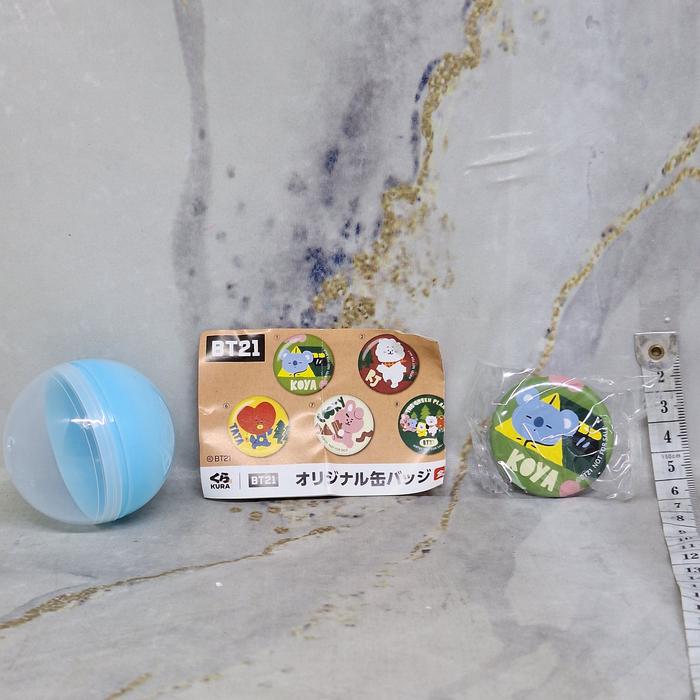 BTS Koya Kura Sushi Outdoor Forest Camp Pin Badge Bros Gashapon Gachapon Gacha
